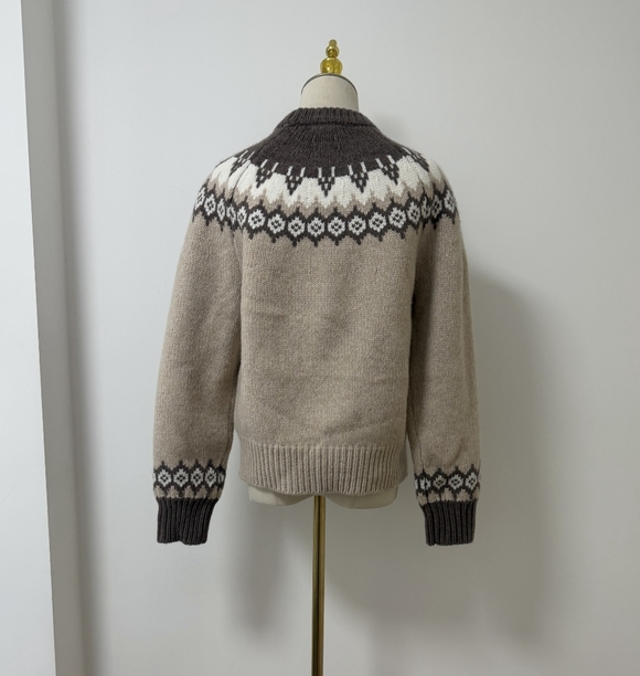 rag & bone Beth Wool Fair Isle Sweater - Picture 7 of 14